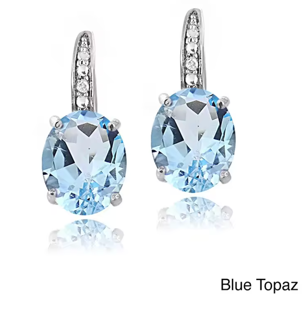925 Sterling Silver 18K Gold Amethyst Gemstone Ear Buckle Earrings for Women