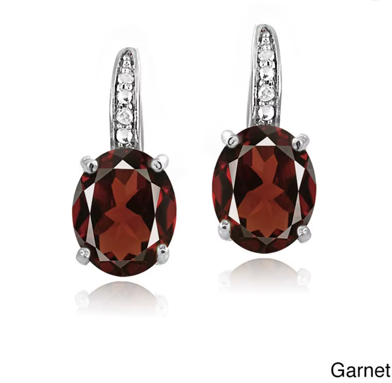 925 Sterling Silver 18K Gold Amethyst Gemstone Ear Buckle Earrings for Women